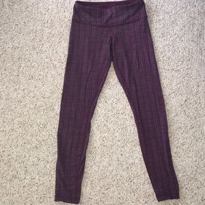Purple Patterned Lululemon Leggings